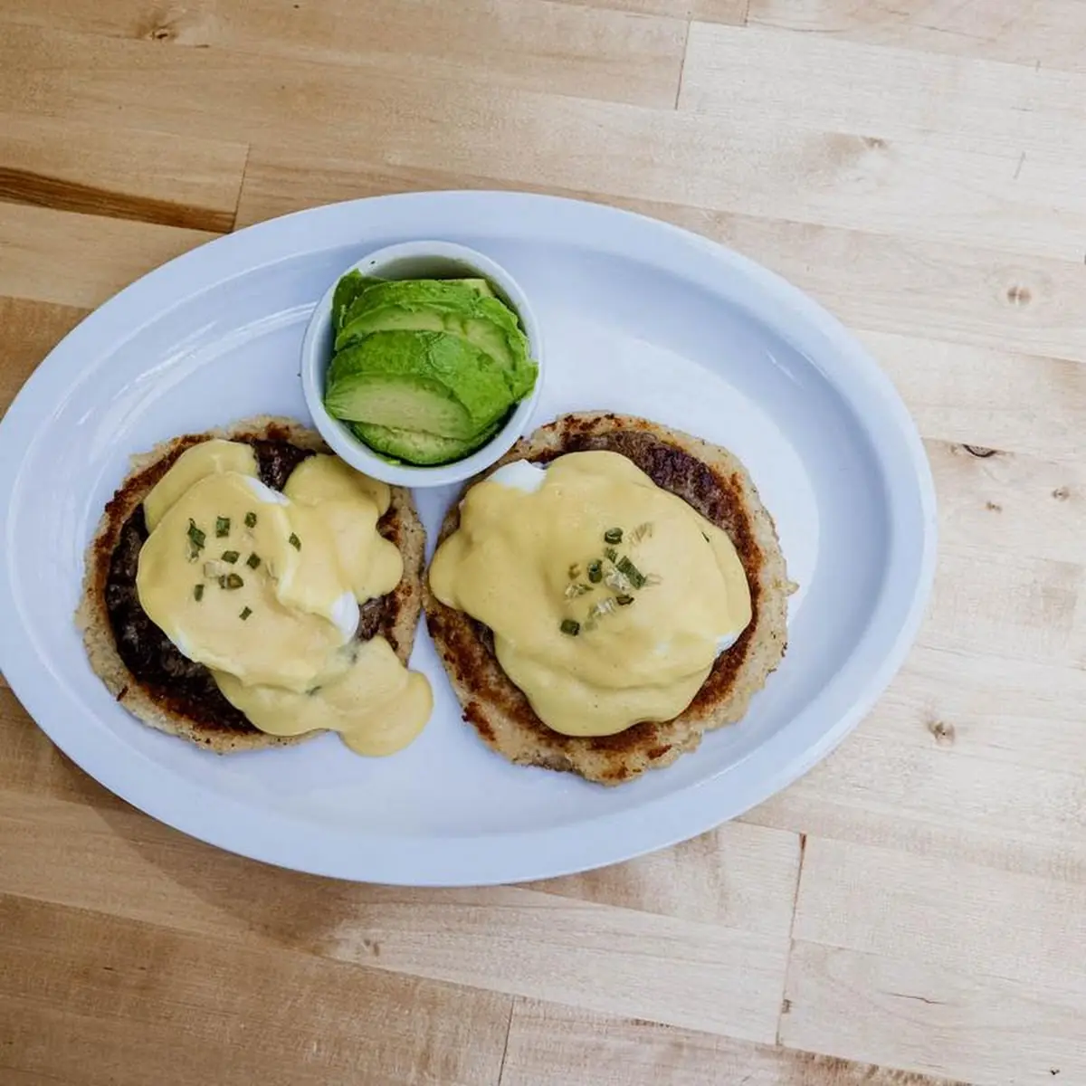 Chili & Corn Muffin Eggs Bene