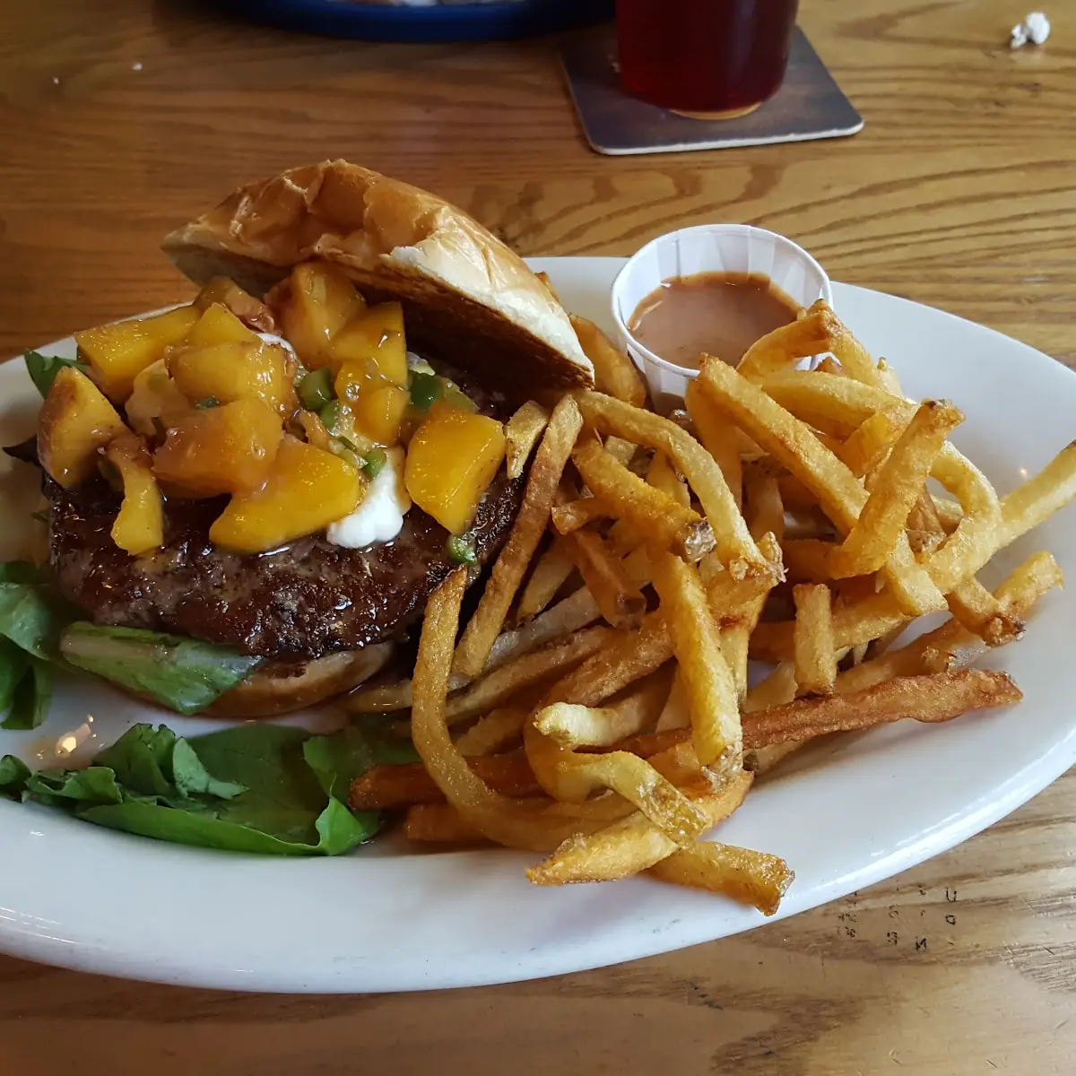 Peach Burger