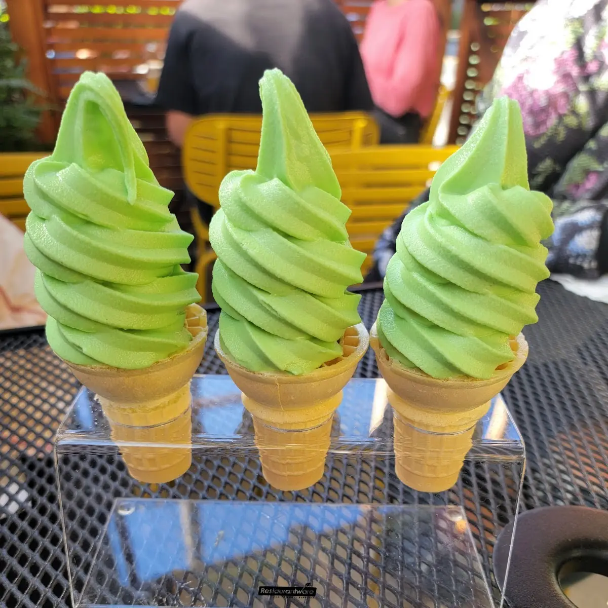 Soft Serve Pandan Ice Cream