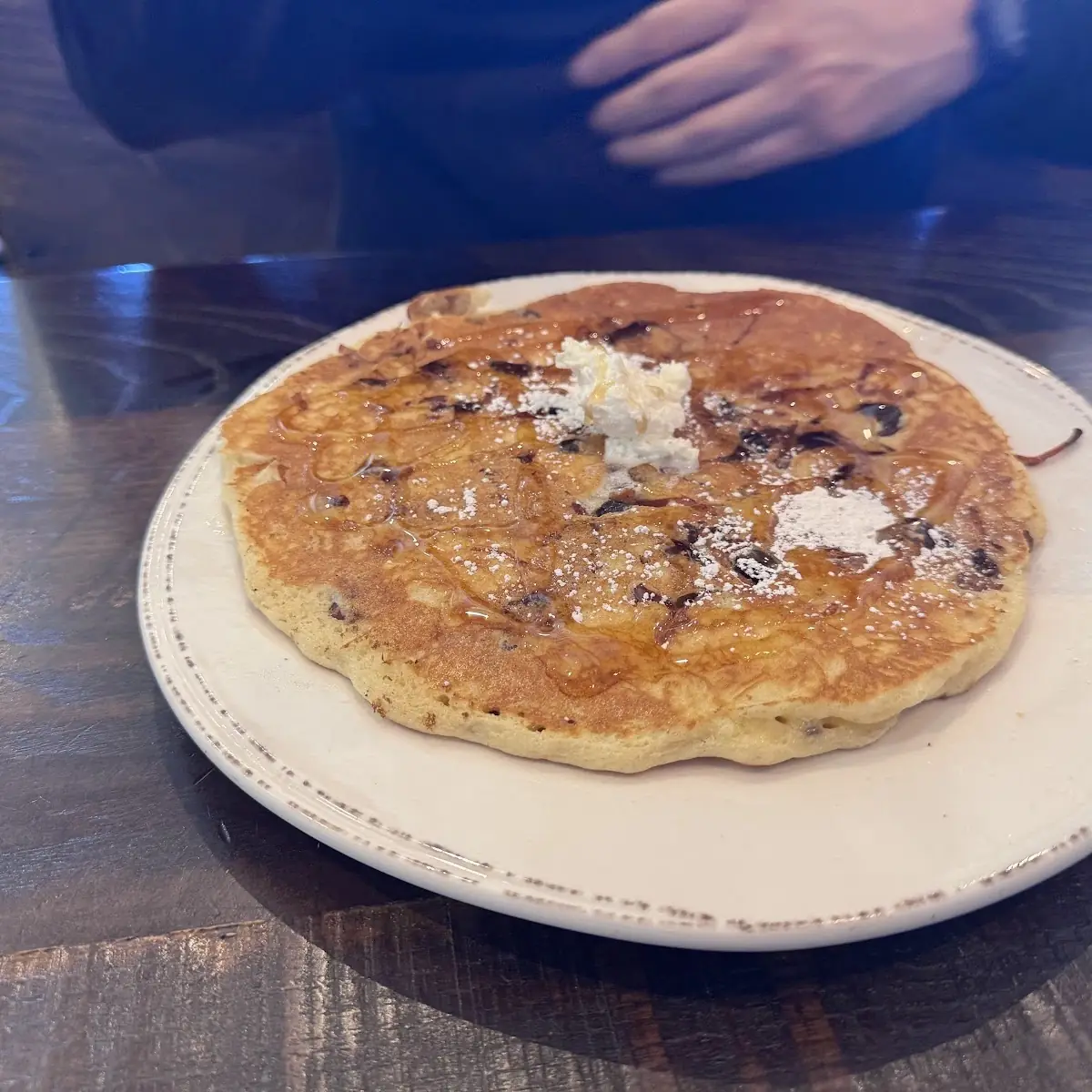Cinnamon Chip Pancake Breakfast