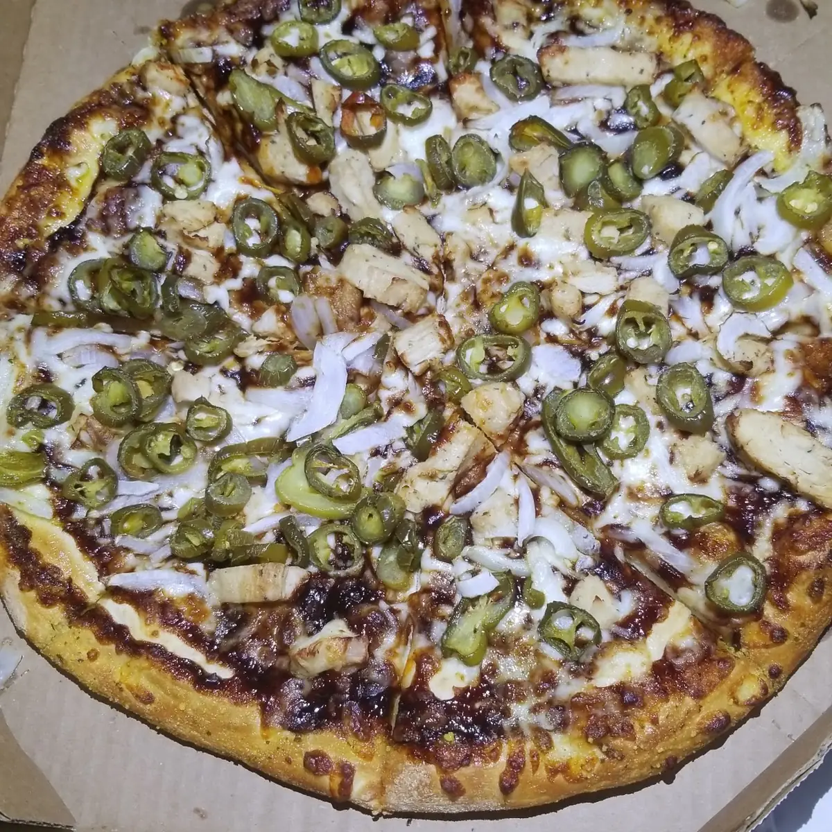 BBQ Chicken Jalapeno Red Onions
