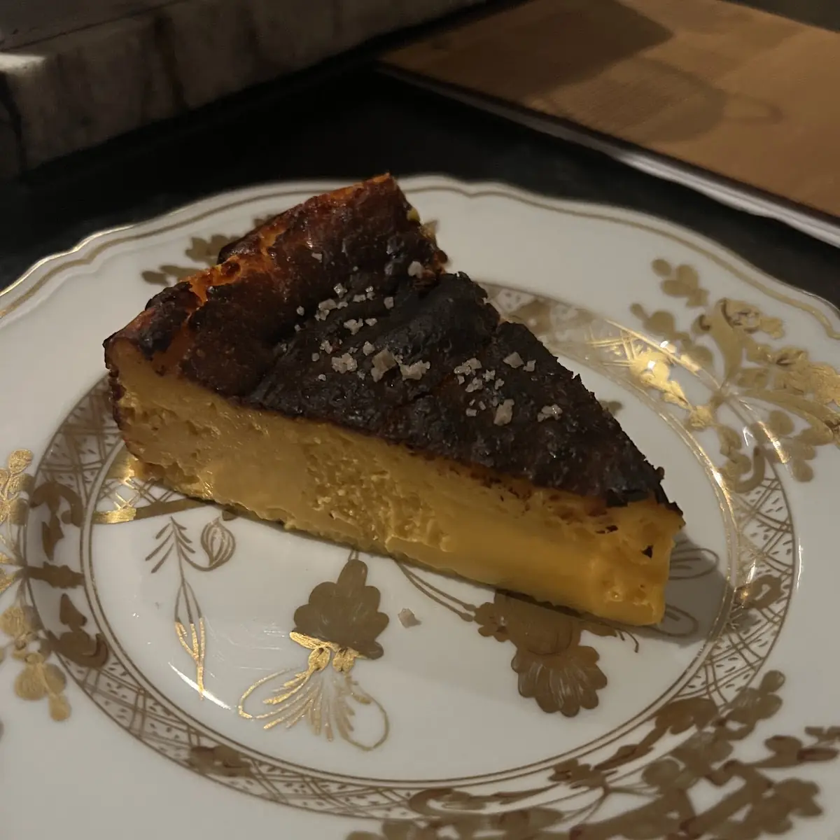 Basque Style Burnt Cheesecake Slice