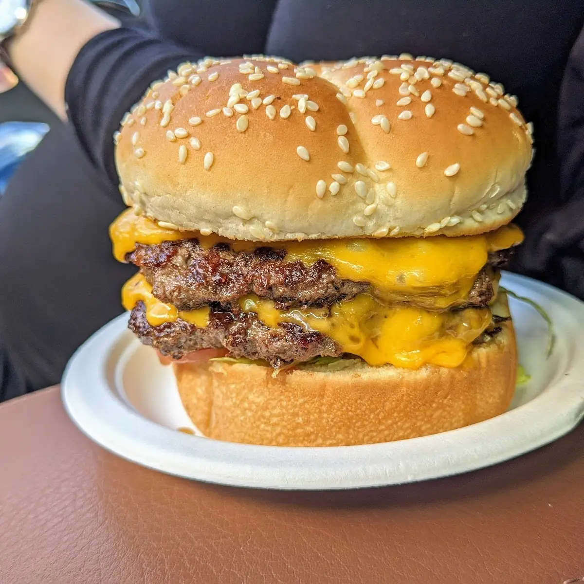 Double Cheeseburger with Mayo
