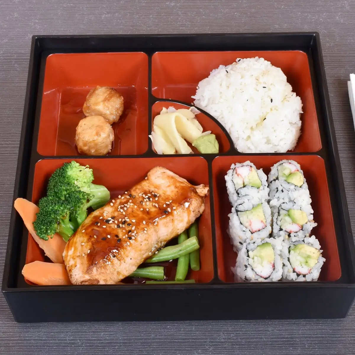 Salmon Bento