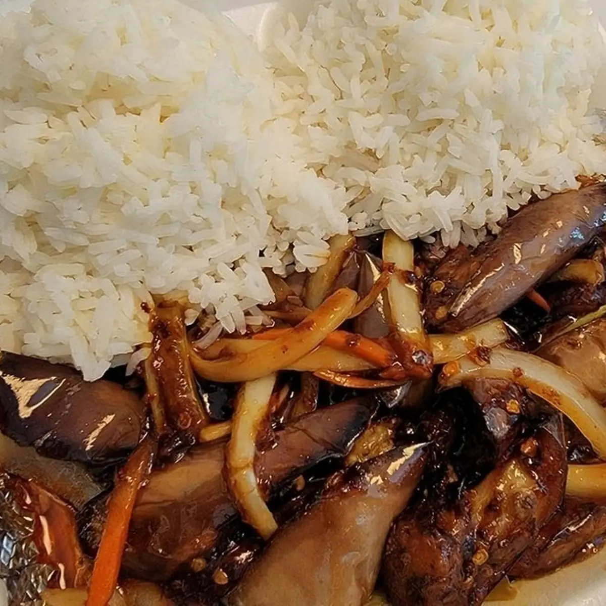 Eggplant with Garlic Sauce