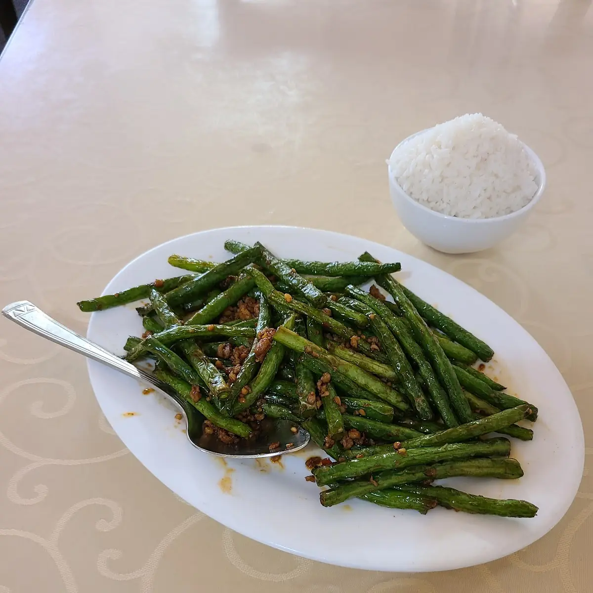 Green Beans with Ground Pork