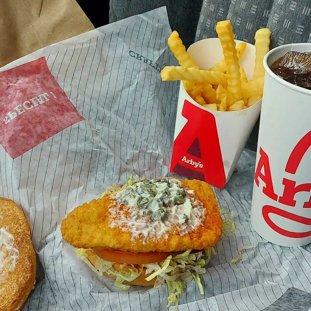 Spicy Fish Sandwich Meal