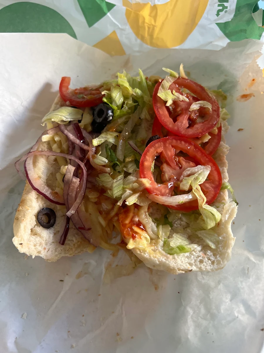Veggie Delite with Avo, Subway Coopers Plains