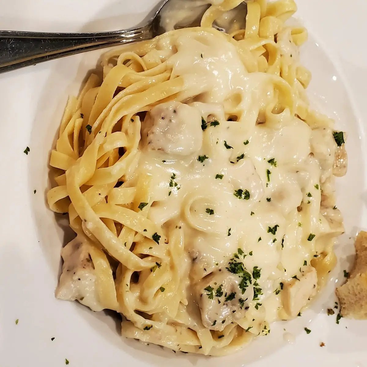 Fettuccine Alfredo with Chicken
