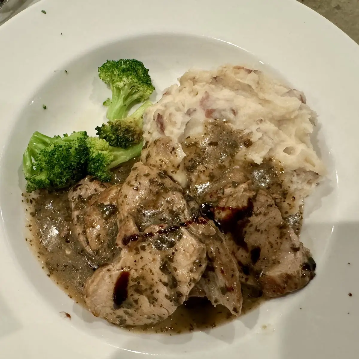 Pork and Mashed Potatoes