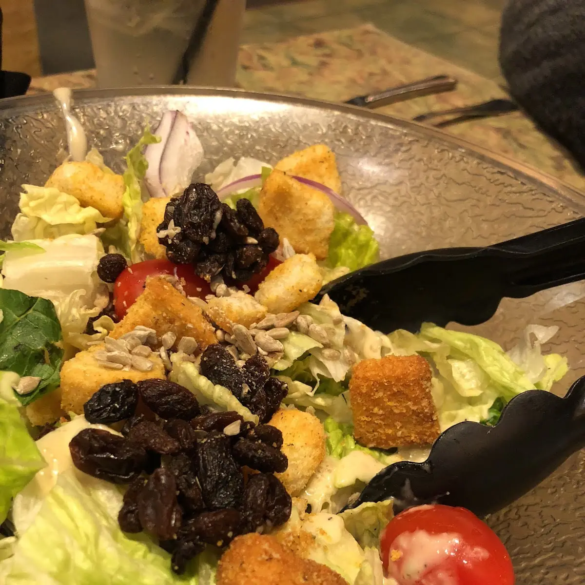Strings Cafe Salad with Creamy Italian Dressing Includes Strings Bread