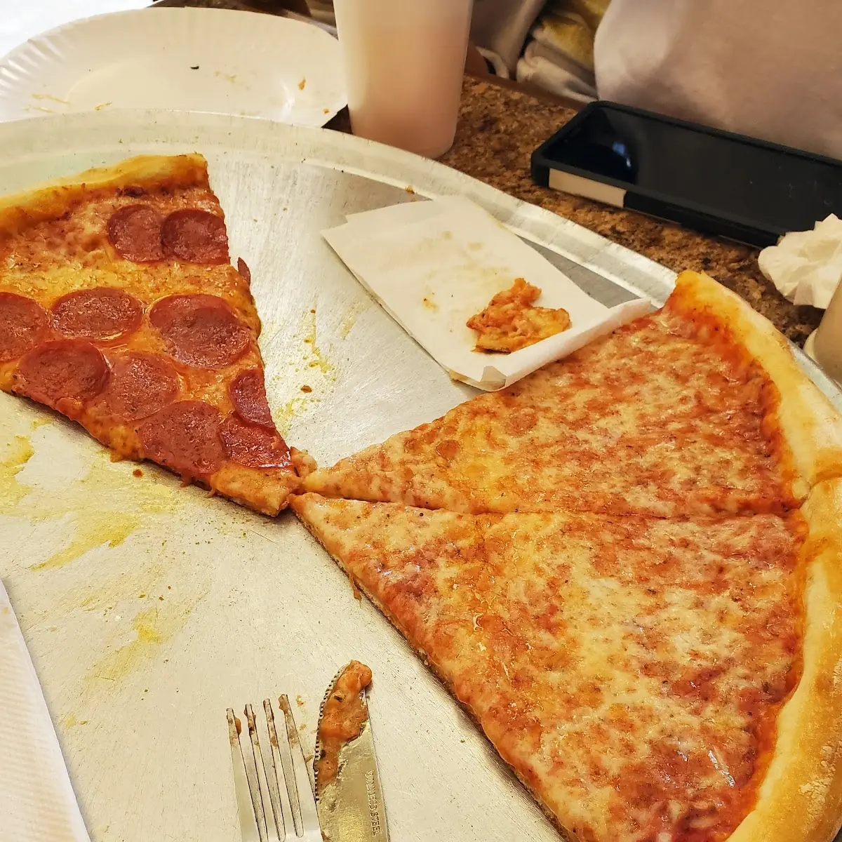 Cheese Thin Pizza Slice
