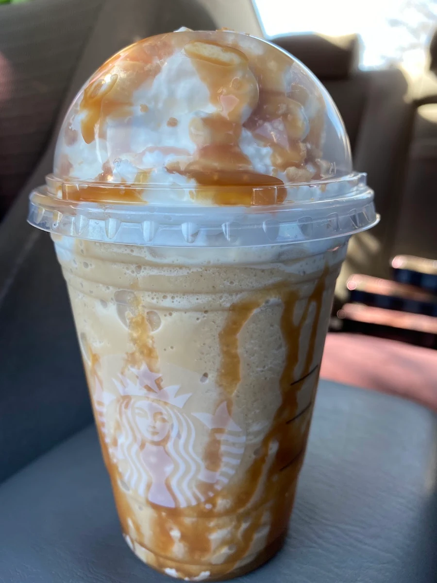 Caramel Ribbon Crunch Frappuccino
