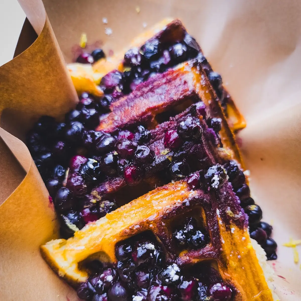 Blueberry Lemon Maple Waffle