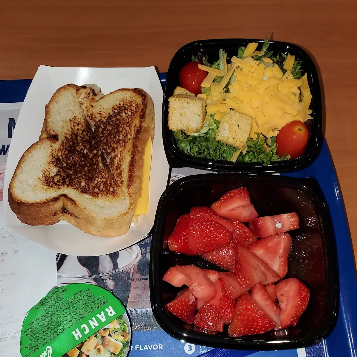 Grilled Cheese and Side Salad