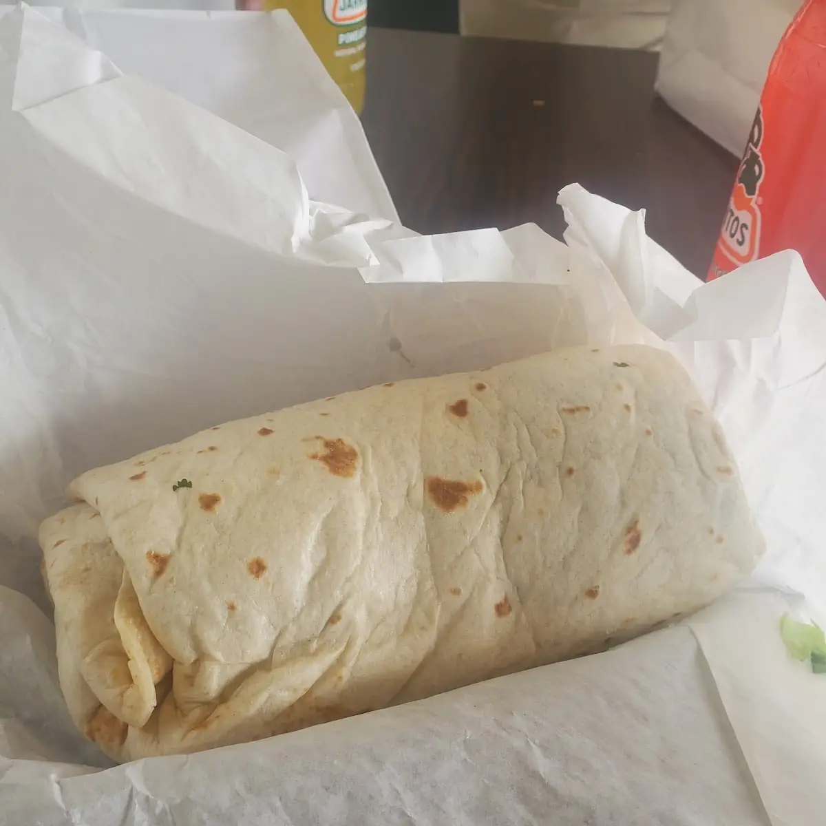 Chicken Burrito with Black Beans