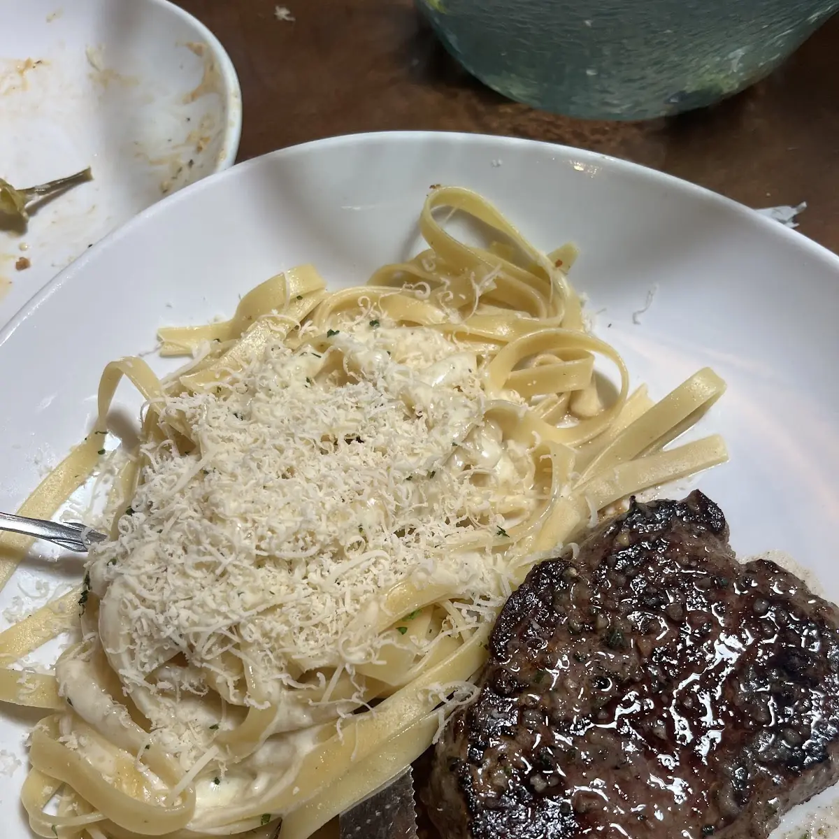 Steak Gorgonzola Alfredo