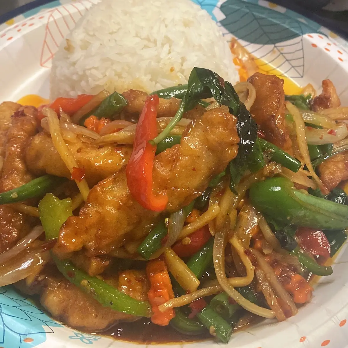 Crispy Chicken Basil