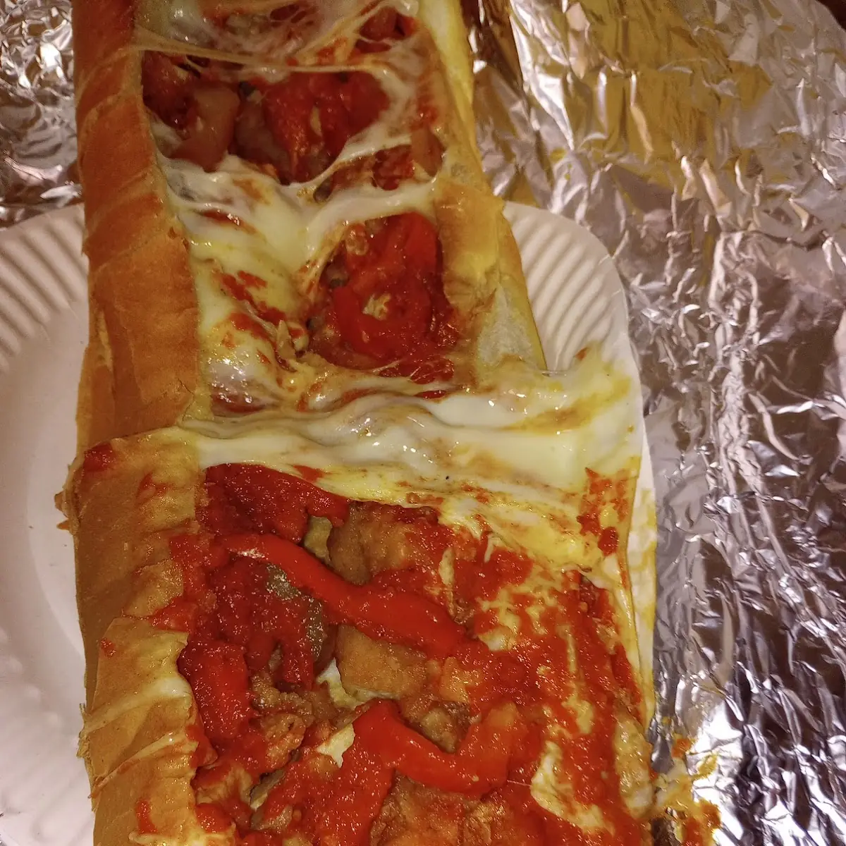 Meatball Parmigiana Grinder