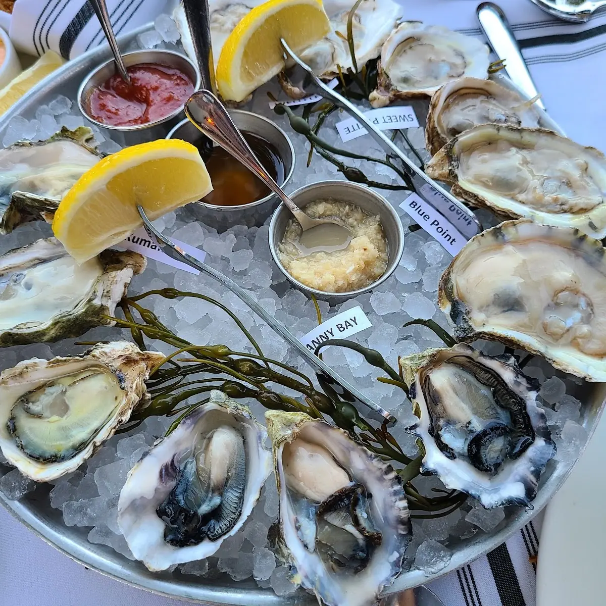 East and West Coast Oysters Rockefeller