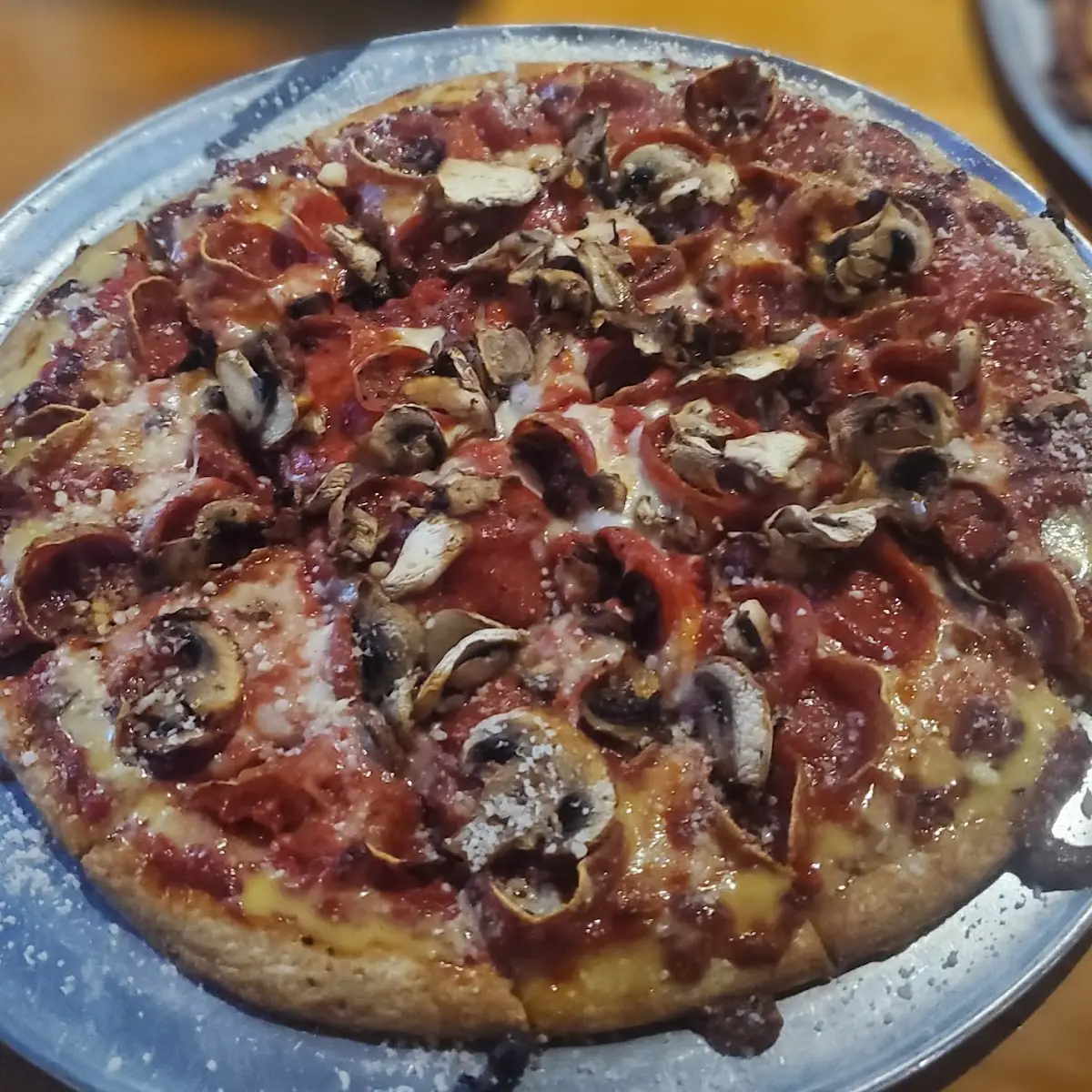 Pepperoni and Sausage Pizza Pie