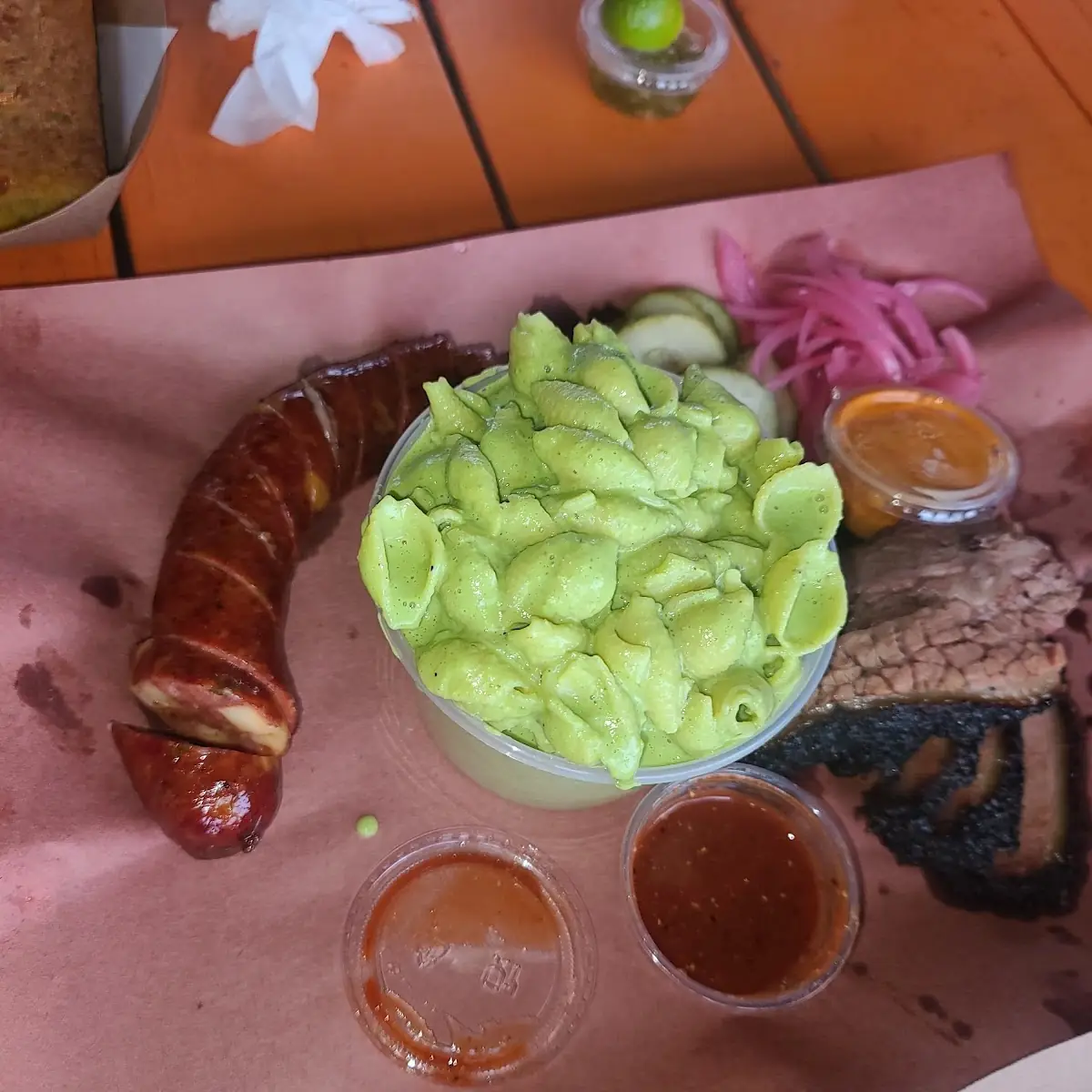 Queso Fundido Sausage Poblano Mac&Cheese