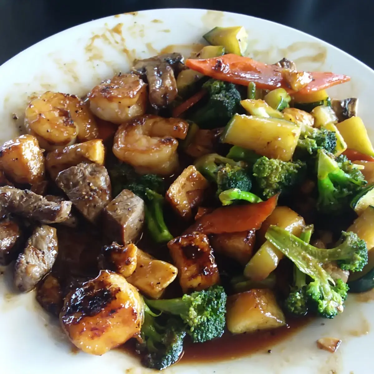 Hibachi Steak and Vegetable