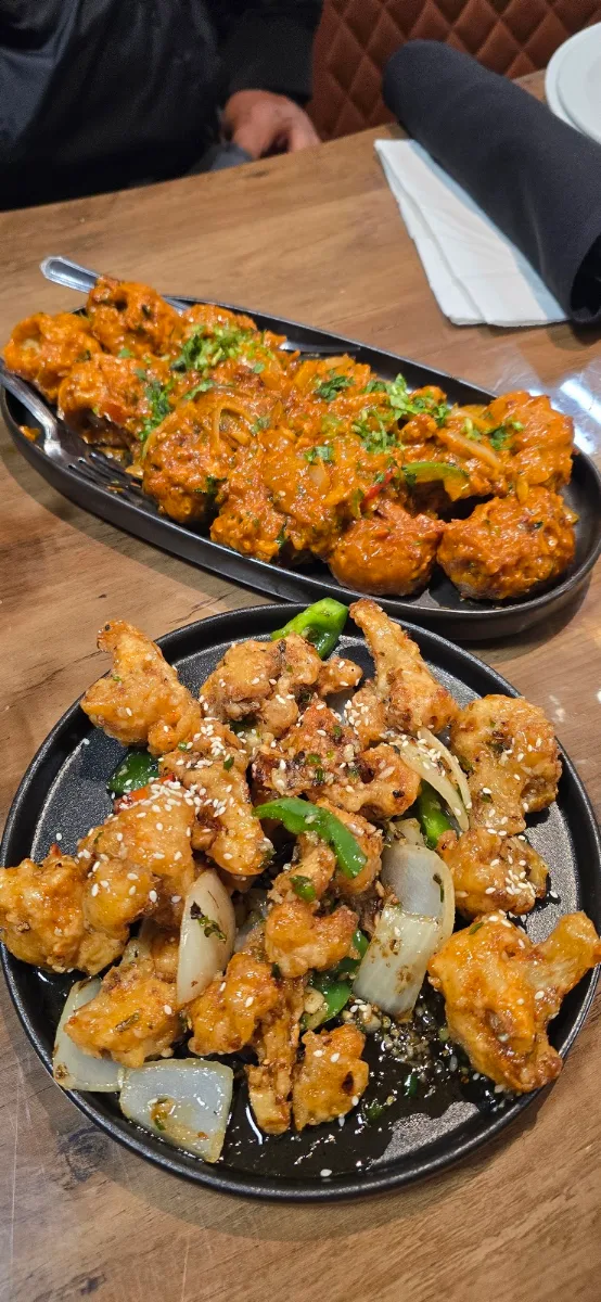 Honey Chilli Cauliflower, Indian Paramount Restaurant