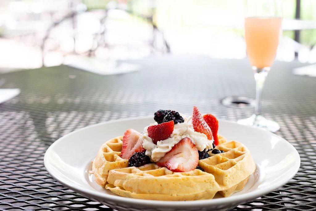 Belgian Waffle & Fresh Berries