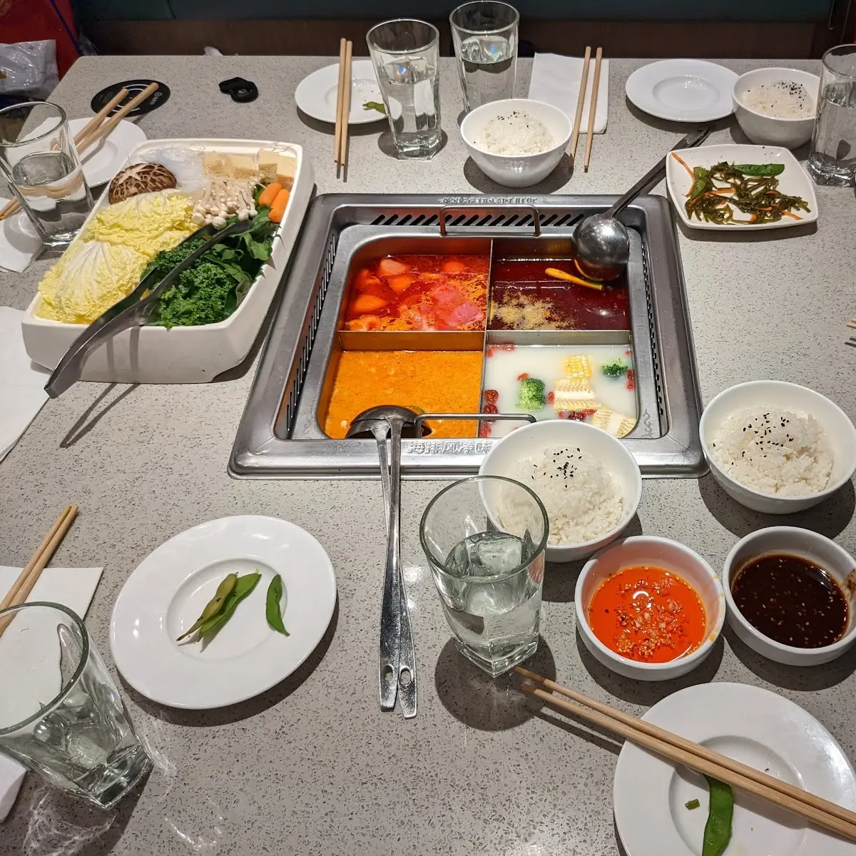 Hot Pot with Four Soup Base