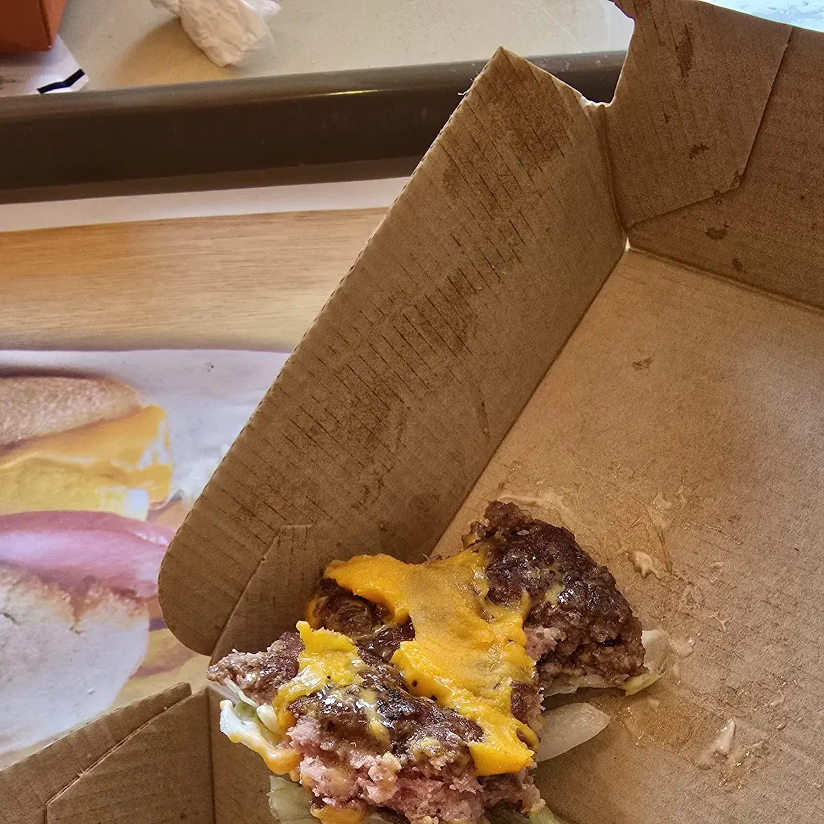 Quarter Pounder Hamburger Carne Cruda
