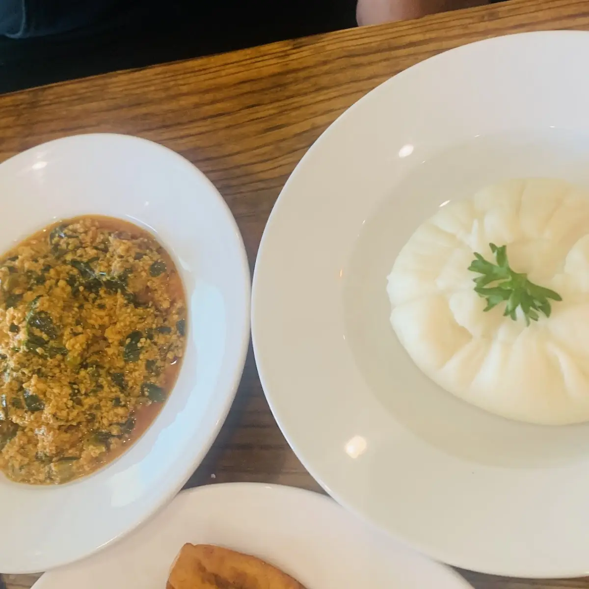 Pounded Yam and Egusi