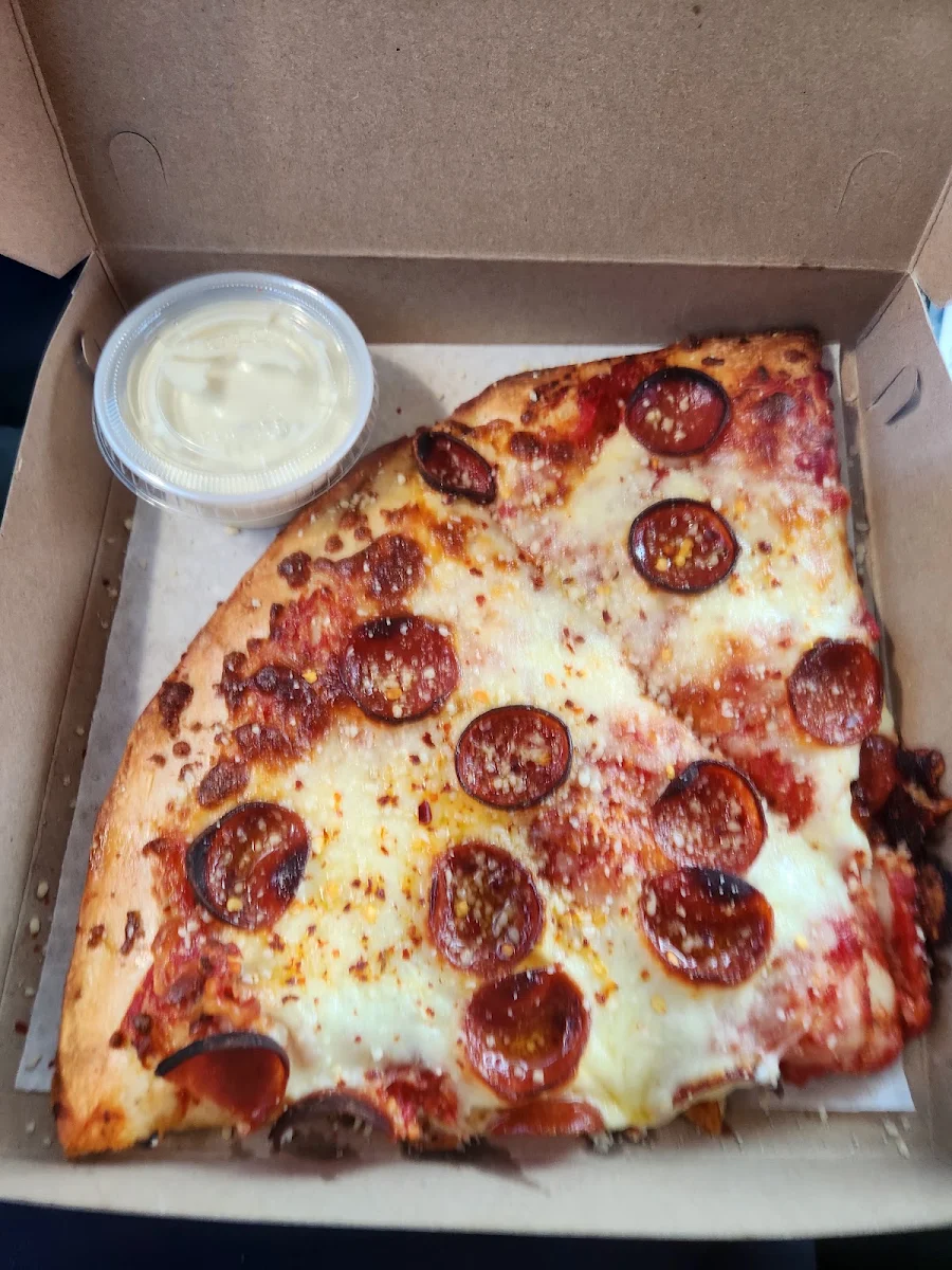 Cheese and Pepperoni Pizza