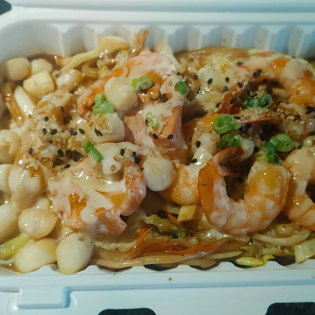 Seafood Yaki Udon