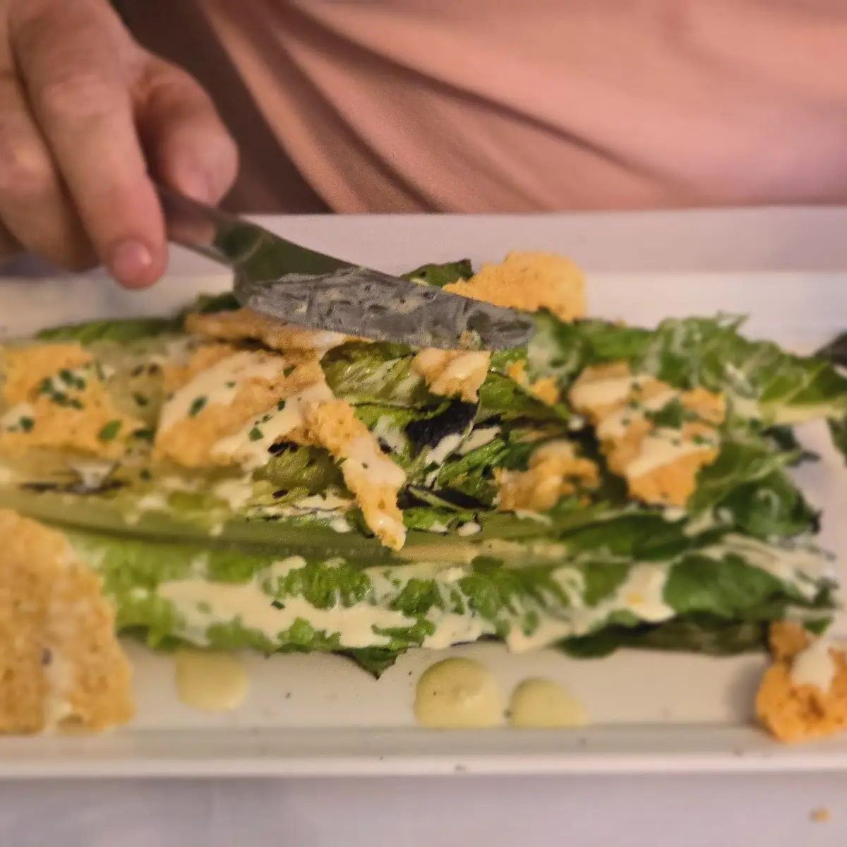 Grilled Caesar Salad