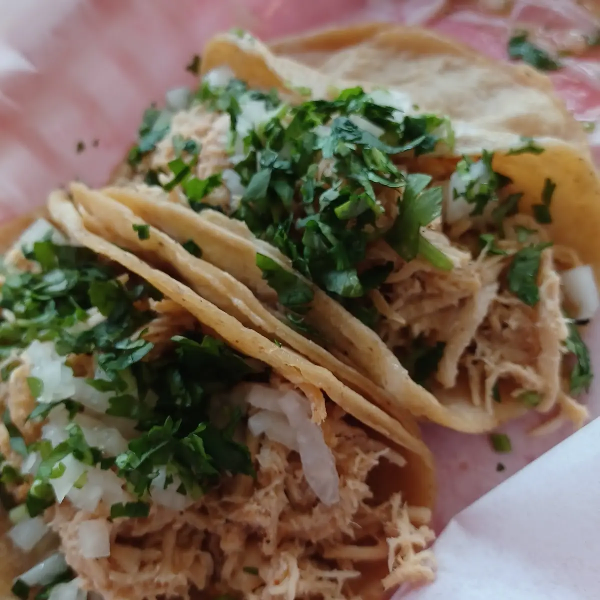 2 Pieces Shredded Chicken Tacos