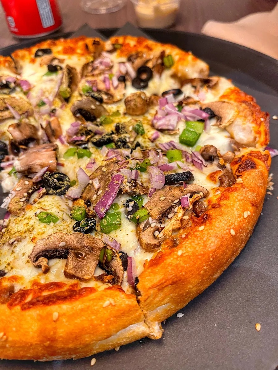 Roast Beef & Mushroom Pizza