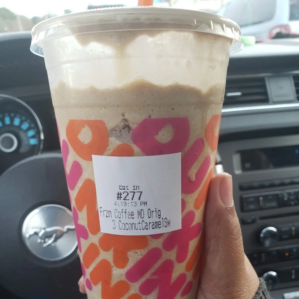 Coconut Caramel Frappe
