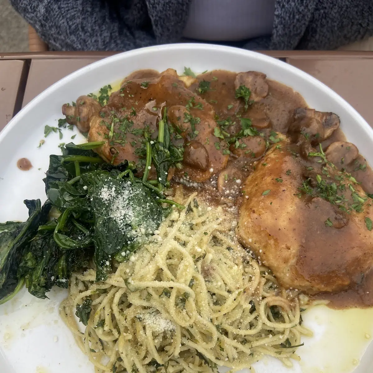 Chicken Marsala Lunch