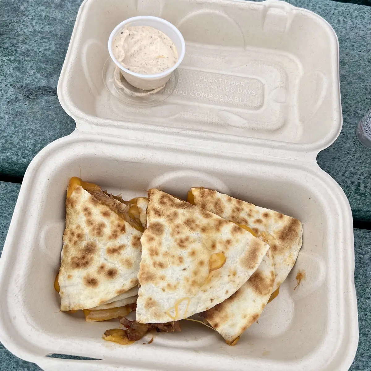 BBQ Pork Quesadilla
