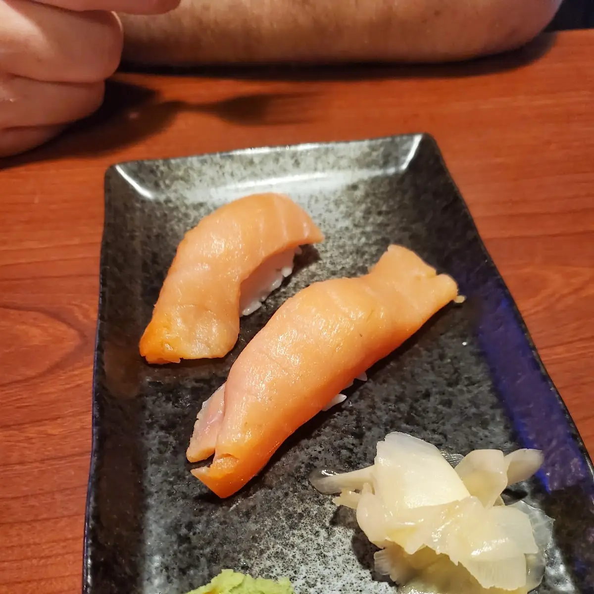 smoked salmon sushi