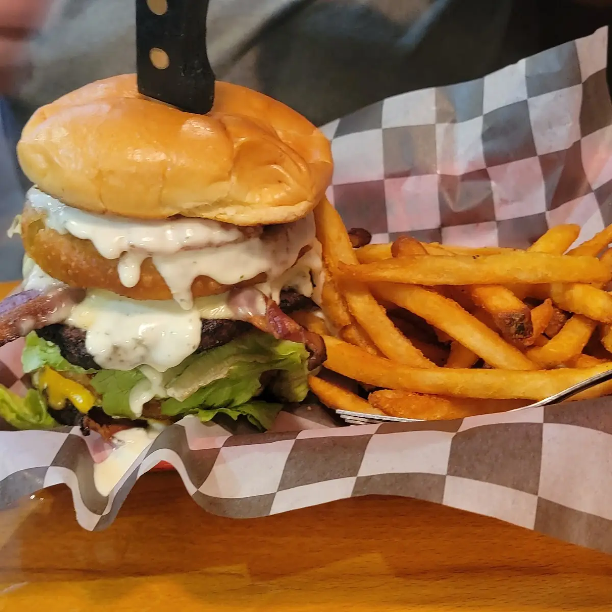 Backwoods BBQ Bacon Burger