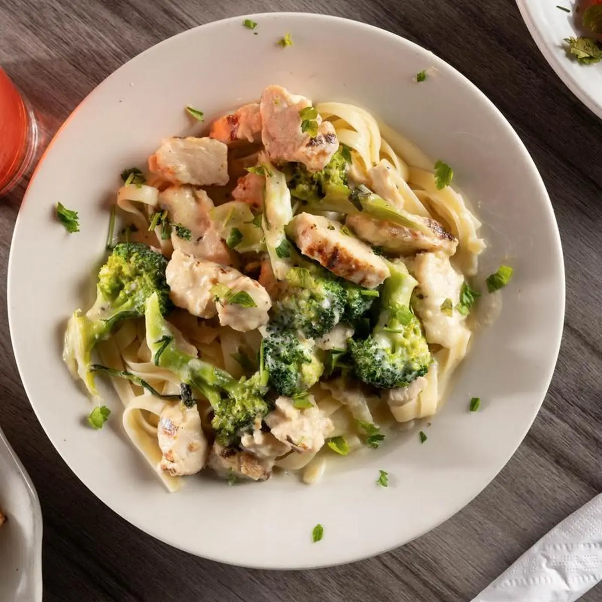 Chicken Broccoli Fettuccine