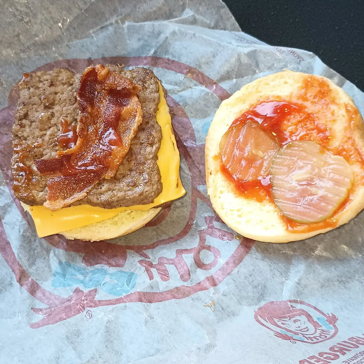 Biggie Bag Bacon Double