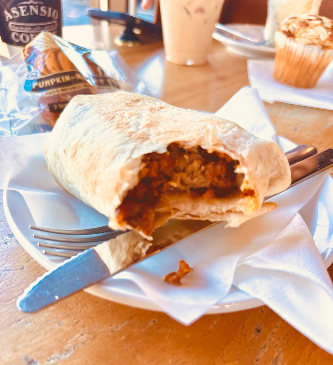 Chorizo Breakfast Burrito