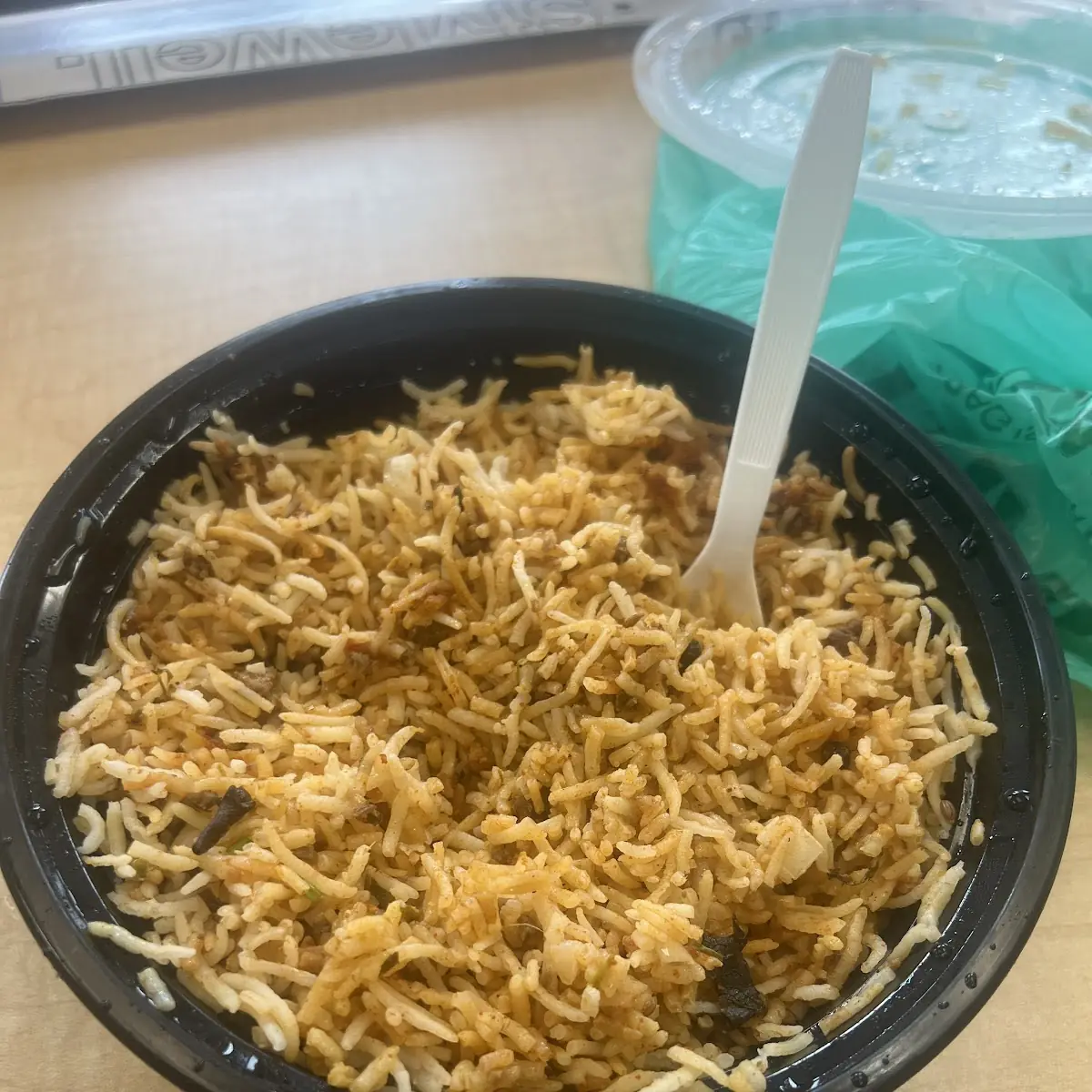 Hyderabad Chicken Dum Biryani.