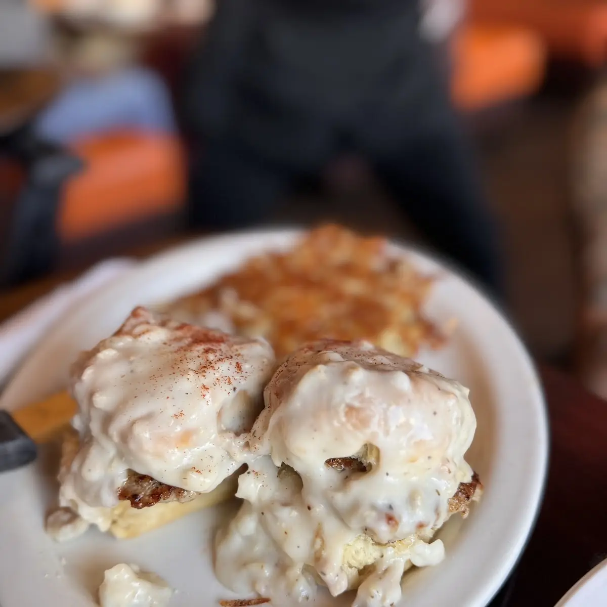 Biscuits & Gravy with Eggs