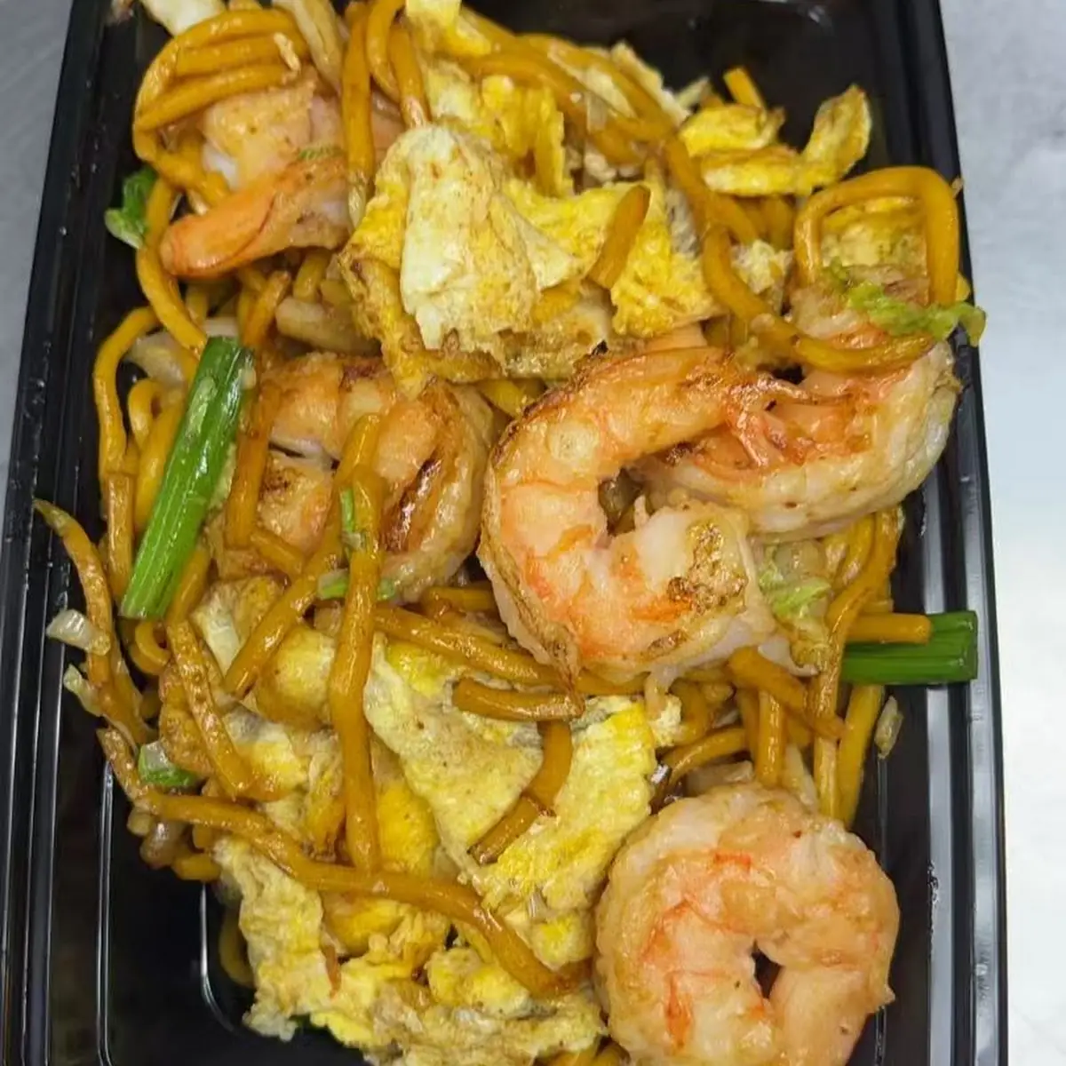 Shrimp Chow Mein Combo Platter