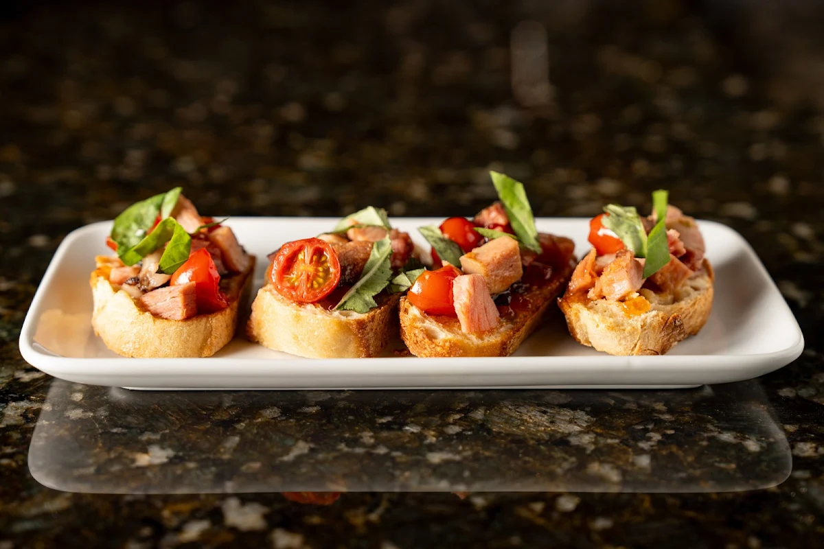 Burnt Ends & Blue Cheese Bruschetta