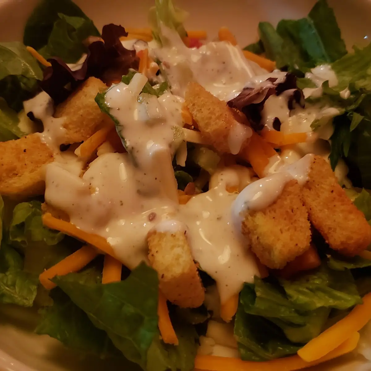 House Salad w Ranch Dressing